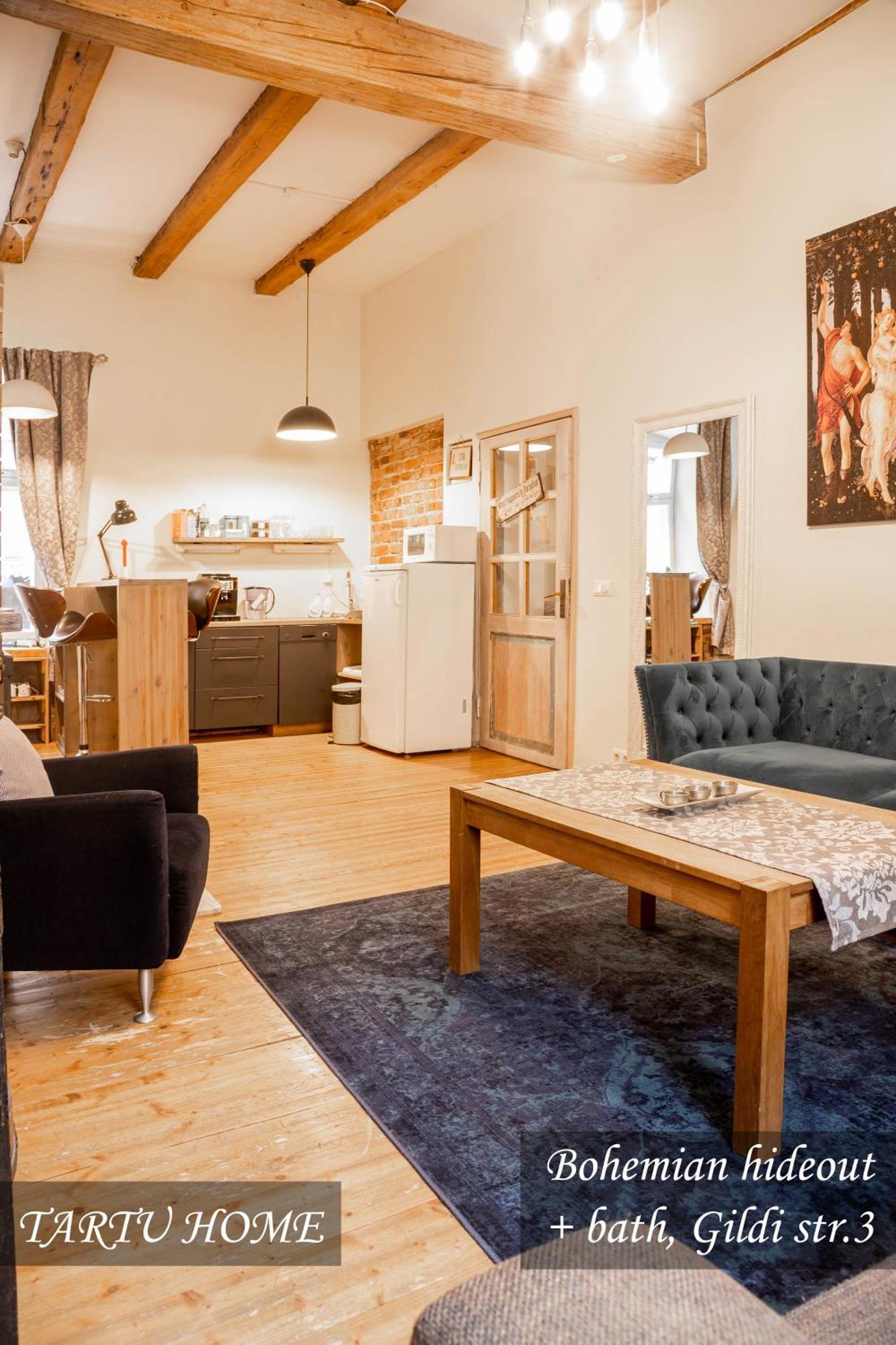 Bohemian Hideout, Old Town, Tartu Home Luaran gambar